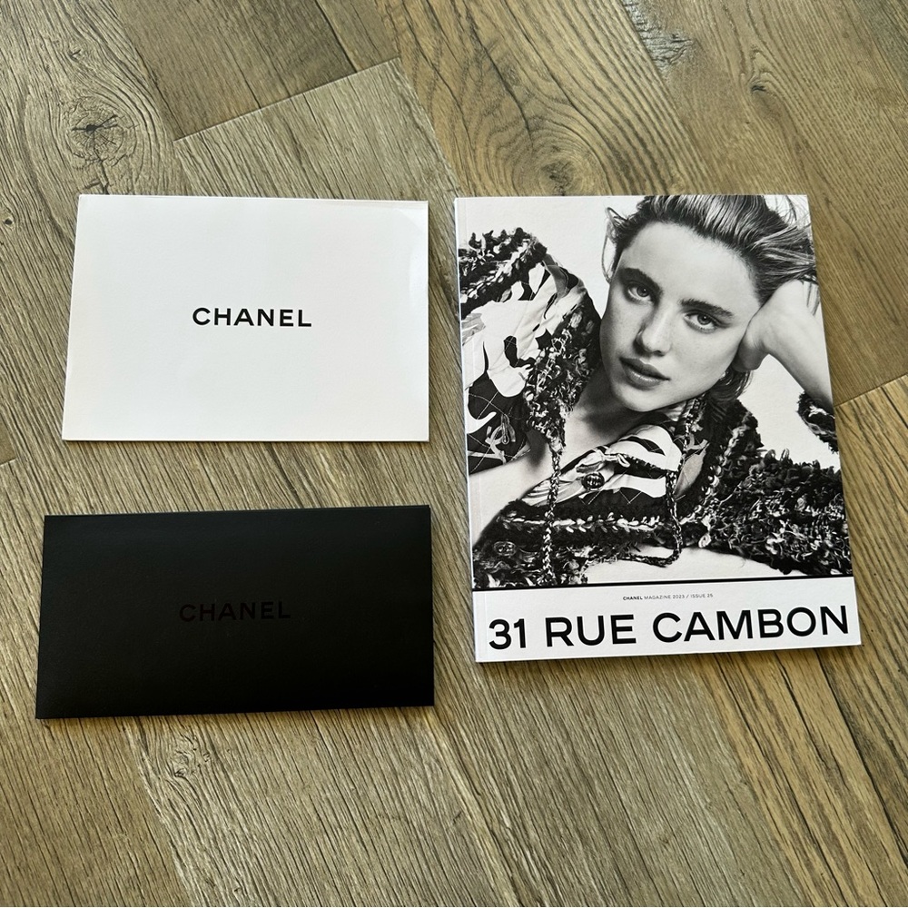 Chanel Catalog Magazine with Envelopes